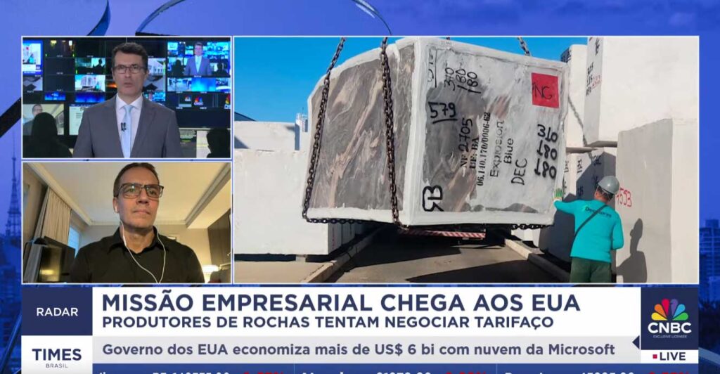 Missão em Washington: o setor de rochas do Brasil entra em campo para reduzir o impacto do tarifaço